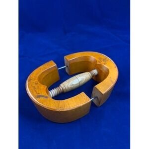 Vintage Wooden Hat Stretcher Block Adjustable Millinery Tool Size 6 3/4